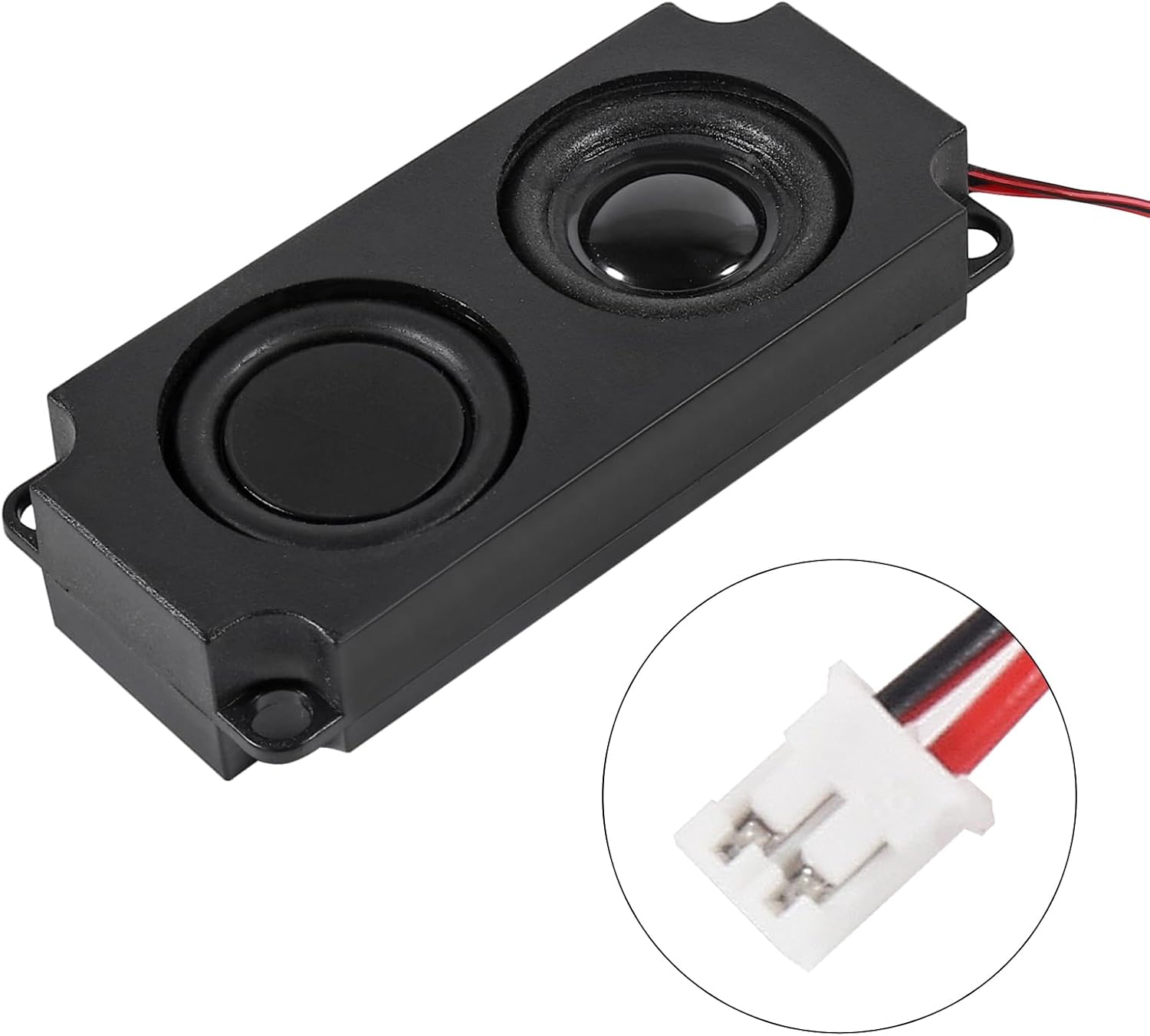 2Pcs 5W 8 Ohm Speaker Double Cavity 5 Watt Mini Speaker Full-Range Advertising Machine Loudspeaker 3.3V 5V 2 Pin Interface for Electronic