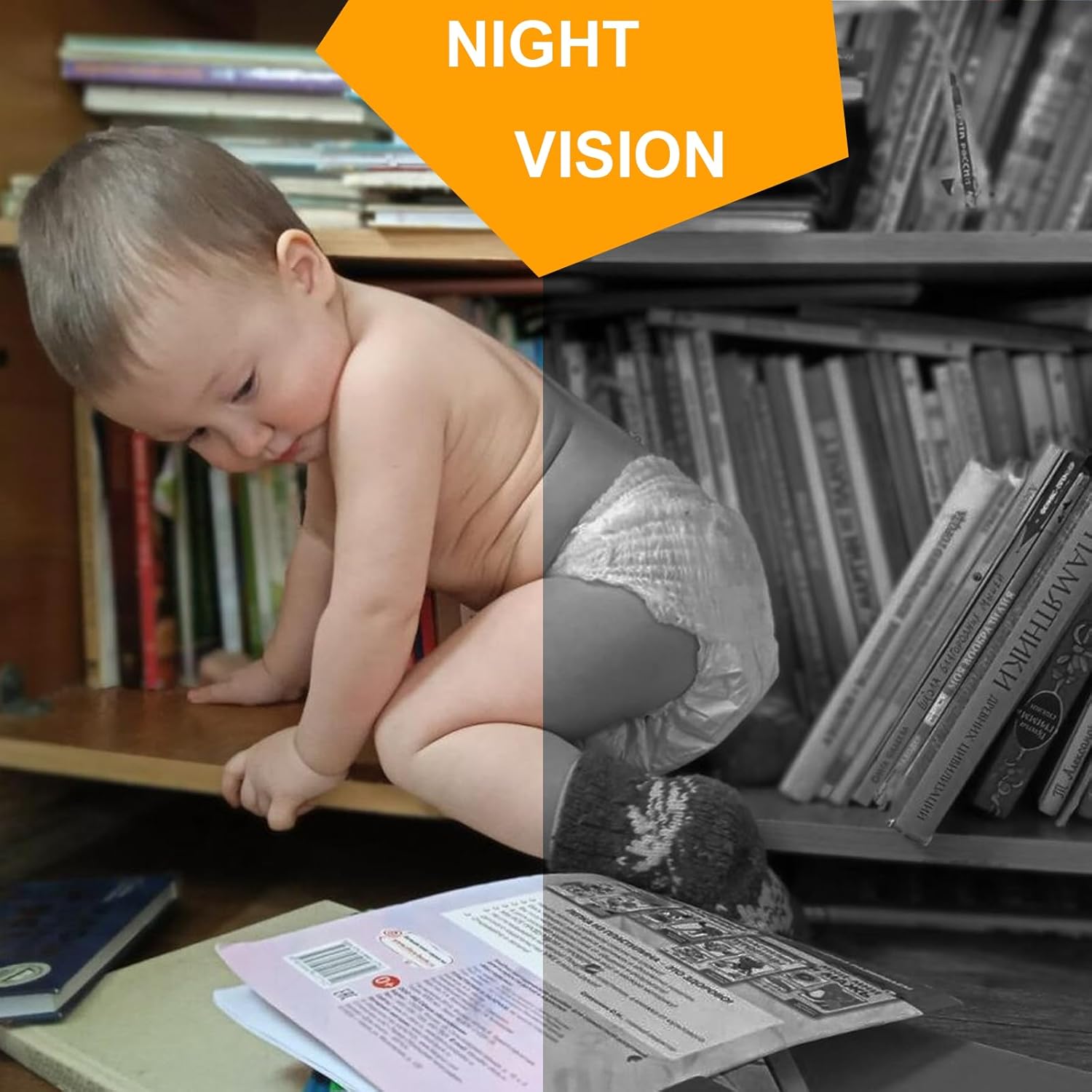 Wireless Camera Hidden Cameras, Mini Nanny Cam Smart Home, Small Indoor Outdoor Camera with Remote View, Compatible with Android and iOS, Baby, Pet