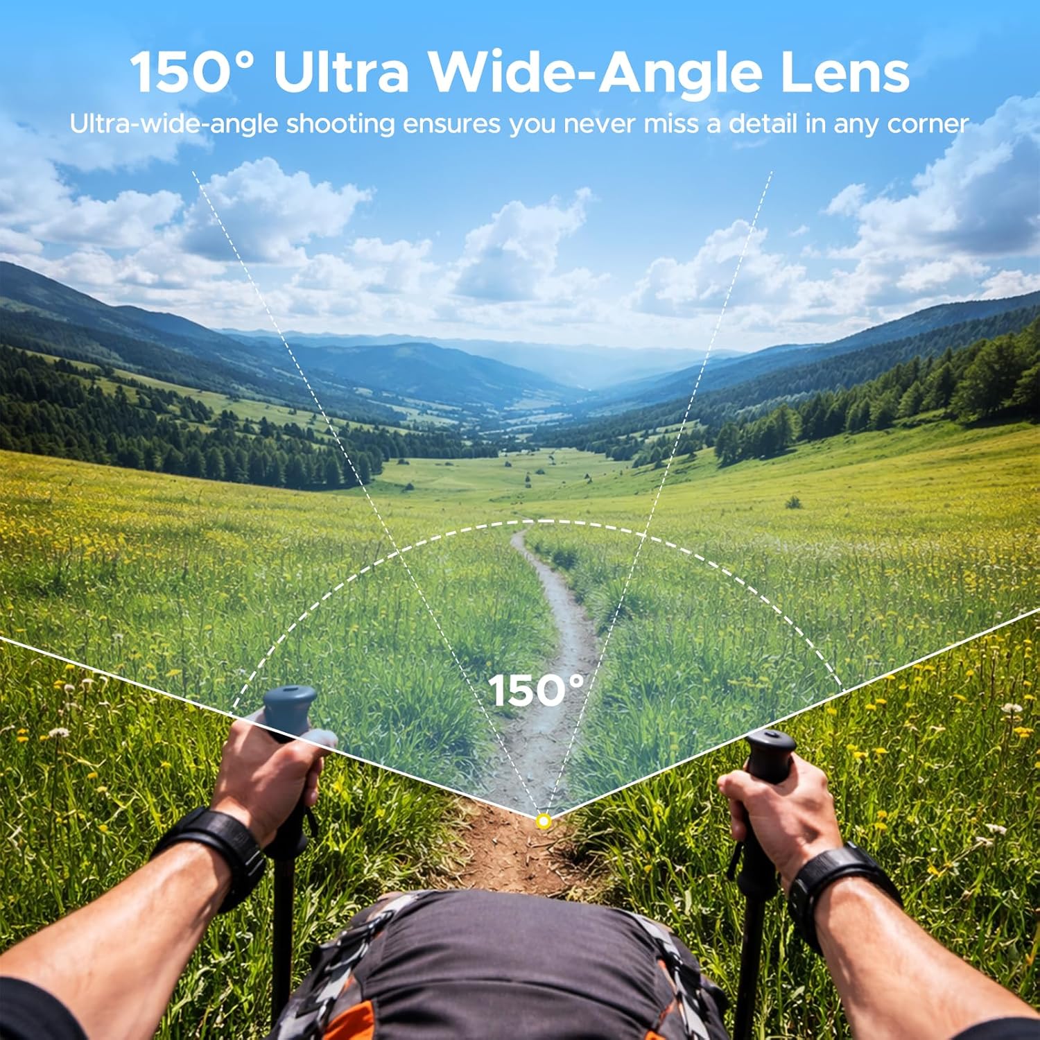 4K Mini Body Camera with 64GB Card, 1.47" Display Wearable POV Camera, Action Camera with Magnetic Mount, One-Button Recording Portable Camcorder